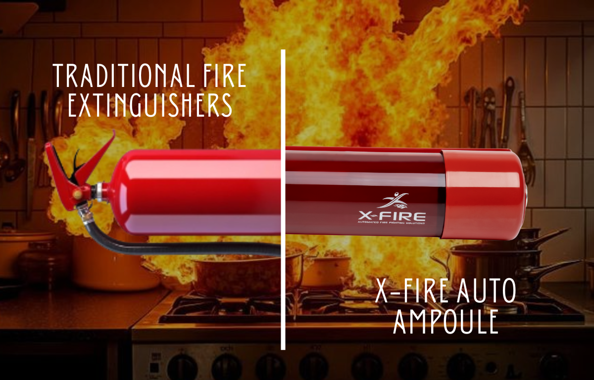 X-FIRE vs Traditional Fire Extinguishers – What’s the Smarter Choice?